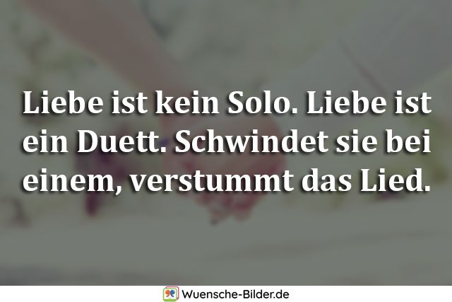 Liebe ist kein Solo. Liebe