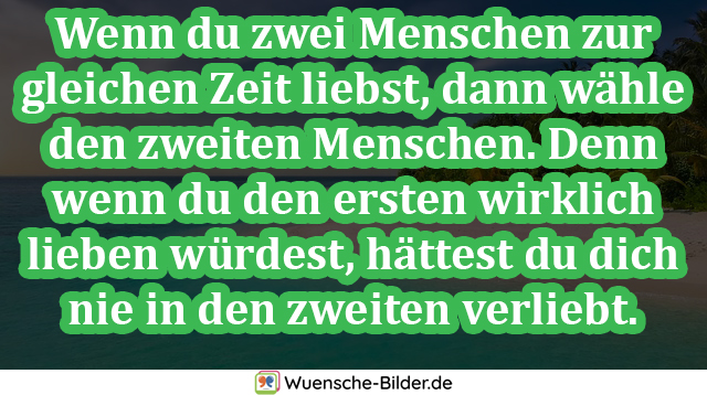 Wenn du zwei Menschen zur