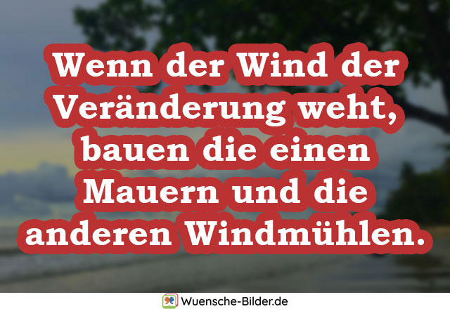 Wenn der Wind der Veränderung