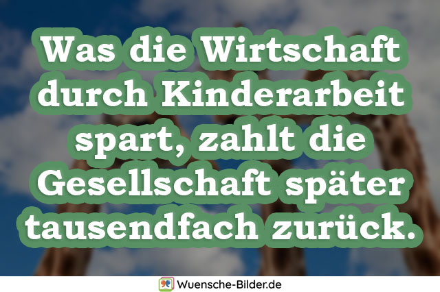 Was die Wirtschaft durch Kinderarbeit