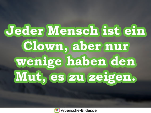 Jeder Mensch ist ein Clown