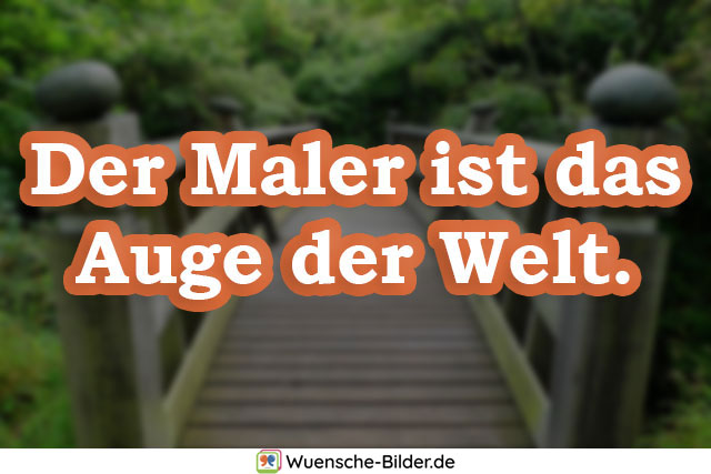 Der Maler ist das Auge