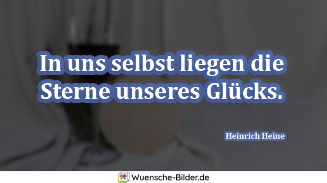 In uns selbst liegen die