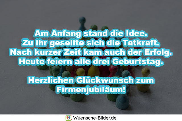 Am Anfang stand die Idee.